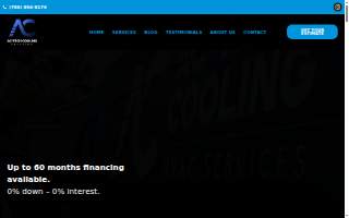 AC-Tech Cooling Services website