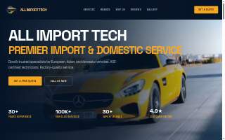 All Import Tech website