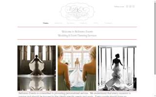 Bellisimo Events by Belen website