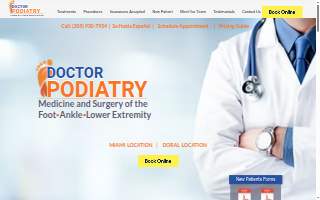 Doctor Podiatry website