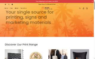Doral Print Pros website
