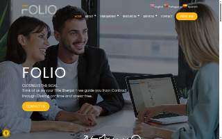 FOLIO Title & Escrow website