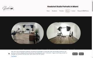Headshot Studio Portraits website