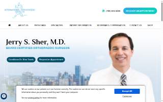 International Orthopaedic Specialists website