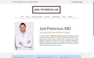 Joel Peterson, MD website