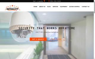 LIGHTENING CCTV INSTALLATION INC. website