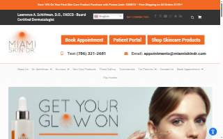 Miami Skin Dr.: Lawrence Adam Schiffman, DO, FAOCD website