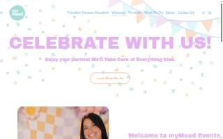 My Mood Events website