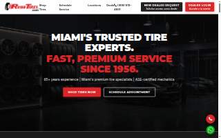 Russo Tires website