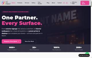 VC PRINT AND SIGNS website