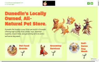 Dunedin Pet Supply & Grooming website