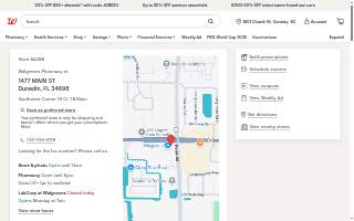 Walgreens Pharmacy website