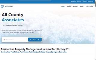 All County Associates Property Management of East Lake website