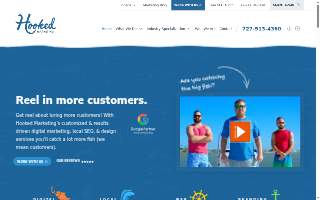 Hooked Marketing of East Lake website