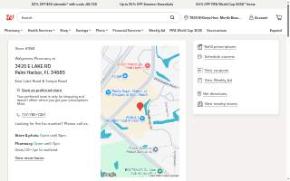 Walgreens Pharmacy website