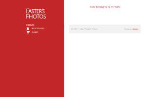 Faster's Fhotos website