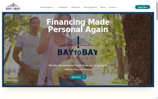 Bay to Bay Lending website