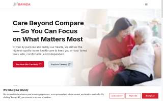 BAYADA Adult Nursing website