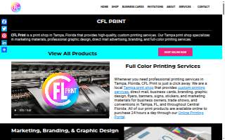 CFL Print website