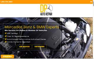 DP Auto Repair website