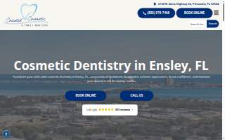 Coastal Cosmetic & Family Dentistry of Ensley website