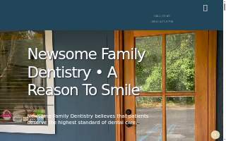 Newsome Family Dentistry of Ensley website