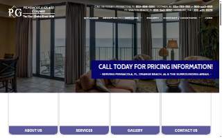 Pensacola Glass website