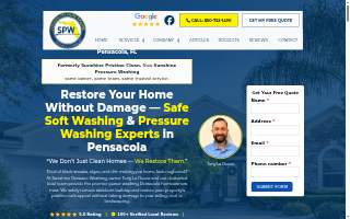 Sunshine Pristine Clean of Ensley website