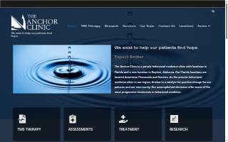 The Anchor Clinic website