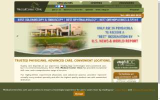 The Hearing Center (Pensacola) at Medical Center Clinic website