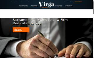 The Virga Law Firm, P.A. website