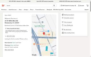 Walgreens Pharmacy website