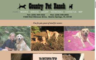 Bonita Boarding Kennel and Pet Camp website