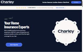 Charley Insurance website