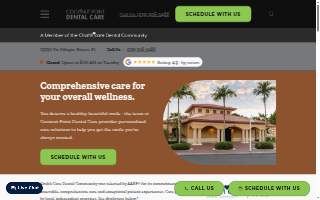 Coconut Point Dental Care website