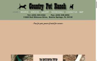 Country Pet Ranch website