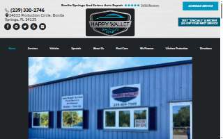 Happy Wallet Quality Auto Repair website