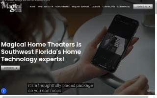 Magical Home Theaters website