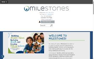 Milestones Learning Center of Murray website