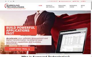 Surround Technologies website