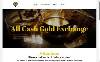 All Cash Gold Exchange website