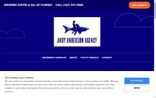 Andy Anderson Agency website
