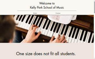 Kelly Park School of Music website