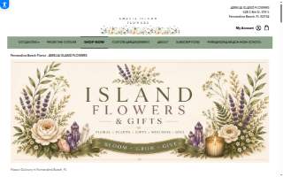 Amelia Island Flowers website