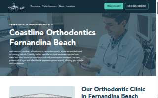 Coastline Orthodontics website