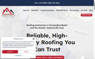 Domestic Design Roofing website