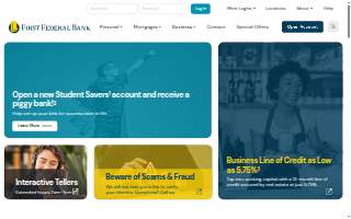 First Federal Bank website