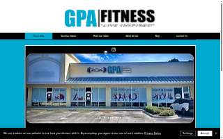 GPA Fitness website
