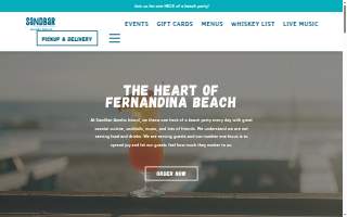 Sandbar Amelia Island website