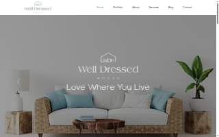 Well Dressed Homes Interior Design and Home Styling website